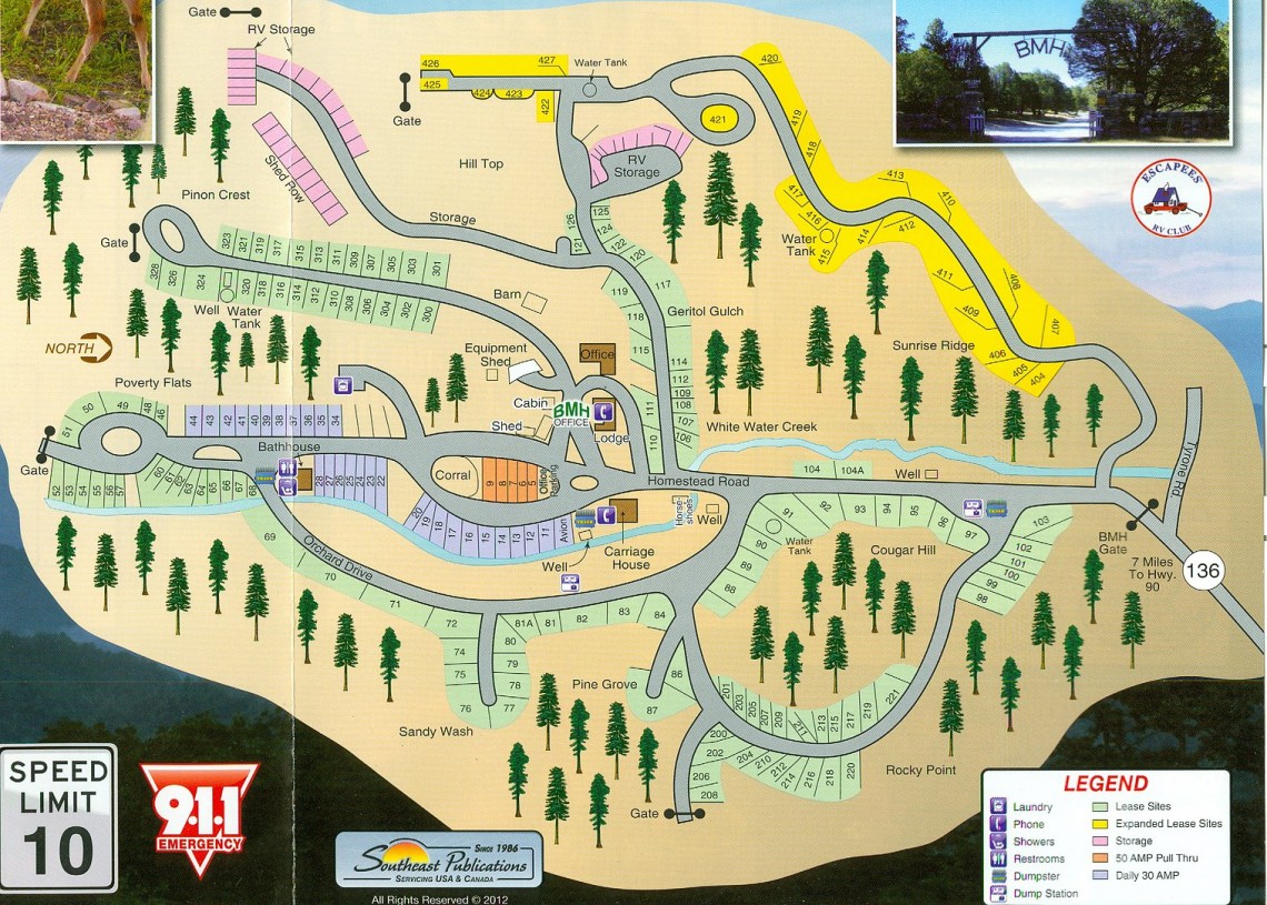 burro mountain park map