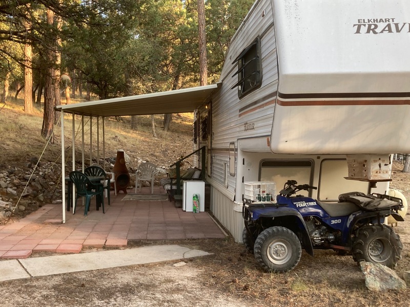 5th wheel patio and atv
