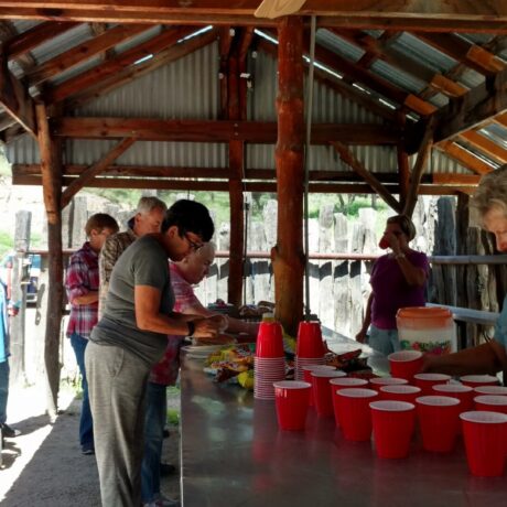 Family-friendly celebration with social gatherings and local residents